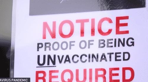 California Restaurant Requires "Proof Of Being UNvaccinated"
For Service 1