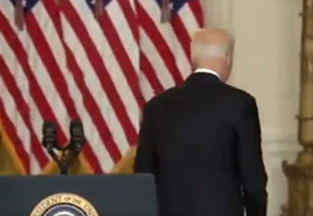 Independent Voters Polled In Real Time Gave Biden’s
Afghanistan Speech An ‘F’ 1