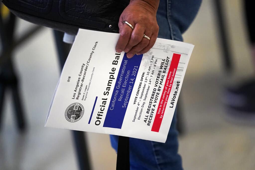 Calif. residents experience voting issues ahead of governor
recall election 1