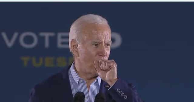 WATCH – Biden Has Coughing Fit at Gavin Newsom Rally in
California 1