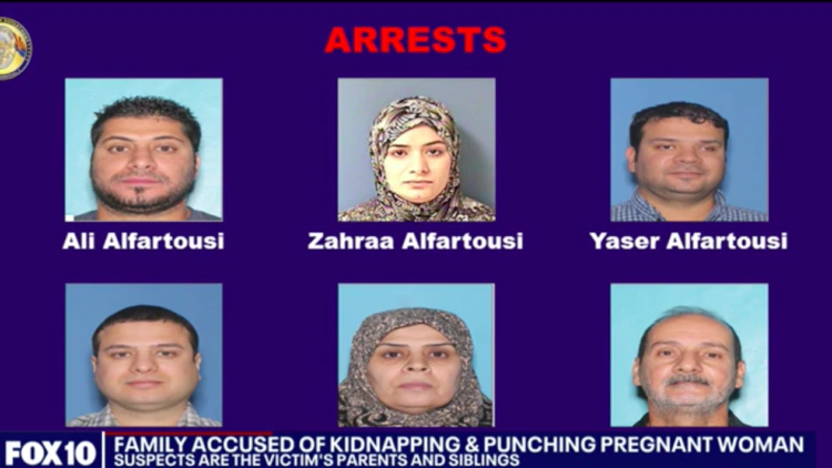 Iraqi Family Arrested in Arizona Following Alleged ‘Honor
Kidnapping’of Woman for Dating Non-Muslim Man 1