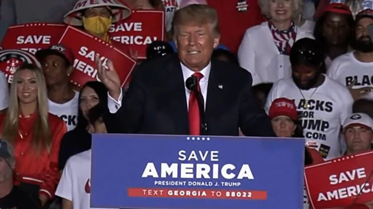 President Donald Trump Predicts “Glorious Victory” In 2024
at Georgia Rally 1