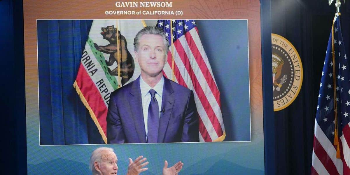 President Biden will campaign for California Gov. Newsom in
Long Beach event on Monday 1