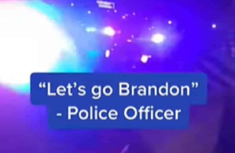 WATCH: Crowd Goes Wild After California Cop Says ‘Let’s Go
Brandon’ Over Loud Speaker 1