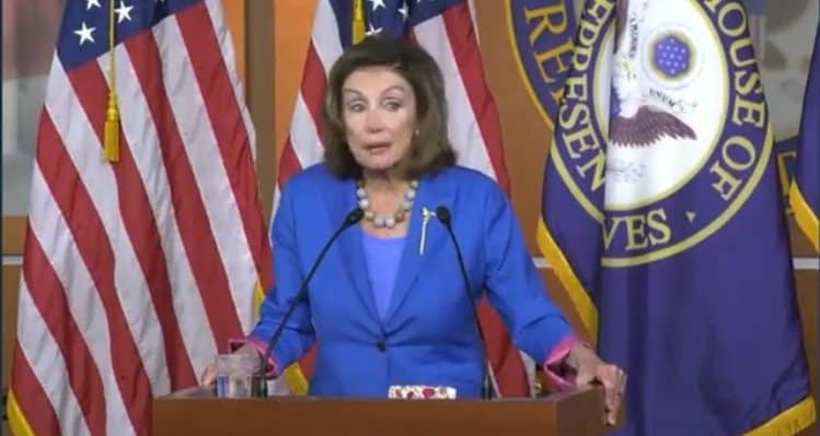 JUST IN: Pelosi Forced to Delay Vote on $1.2 Trillion
Infrastructure Bill Due to Democrat Infighting 1
