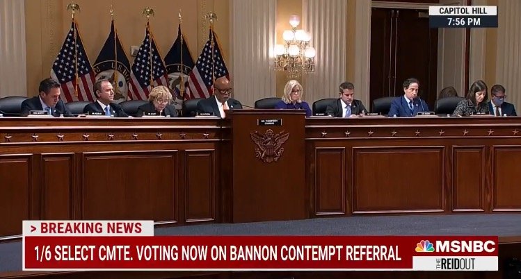 January 6 Committee Votes 9-0 to Refer Steve Bannon to DOJ
to Face Criminal Contempt Charges (VIDEO) 1