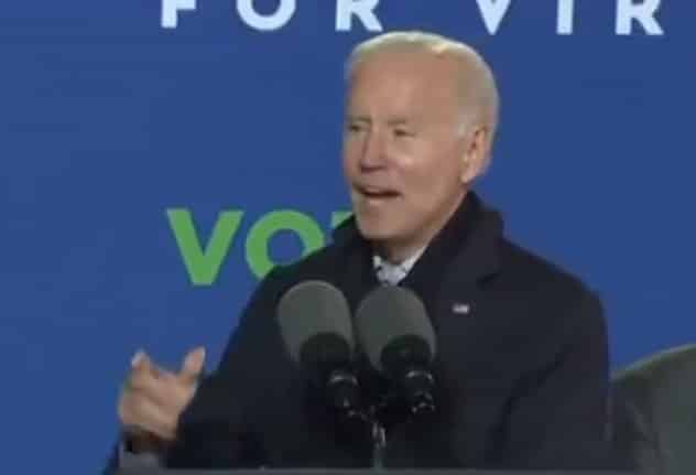 PATHETIC: Joe Biden Mentioned Trump 24 Times While
Campaigning In Virginia (VIDEO) 1