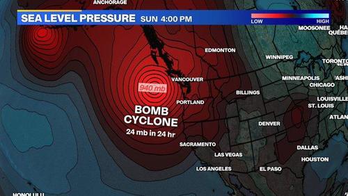 Bomb Cyclone To Unleash Atmospheric River Over Northern
California 1
