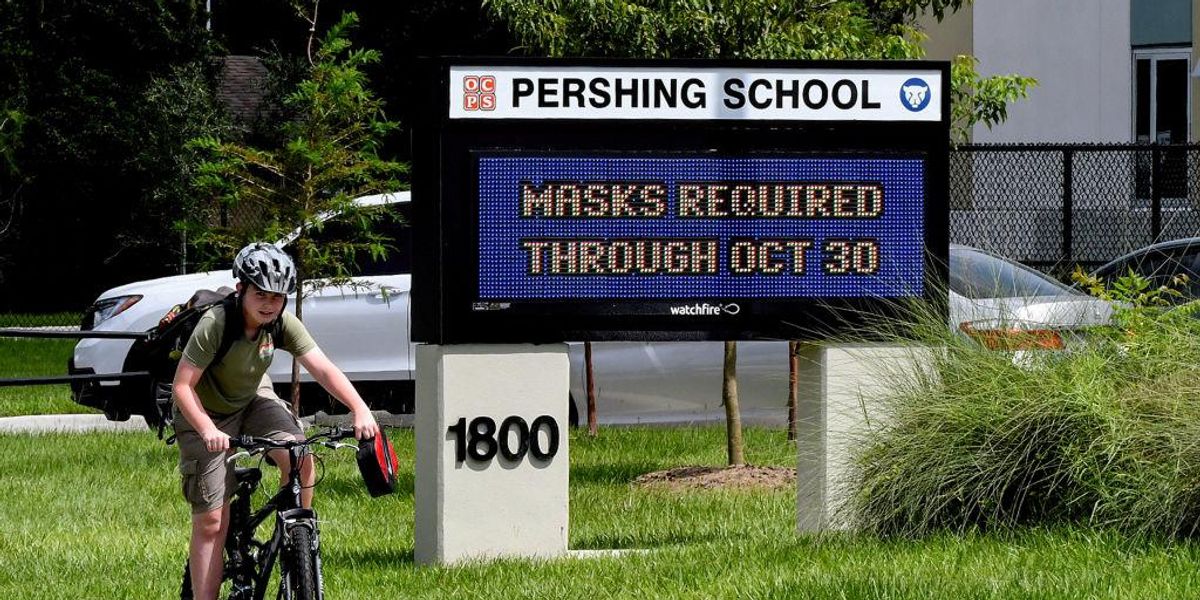 Florida state board of education votes to sanction 8 school
districts over mask mandates 1