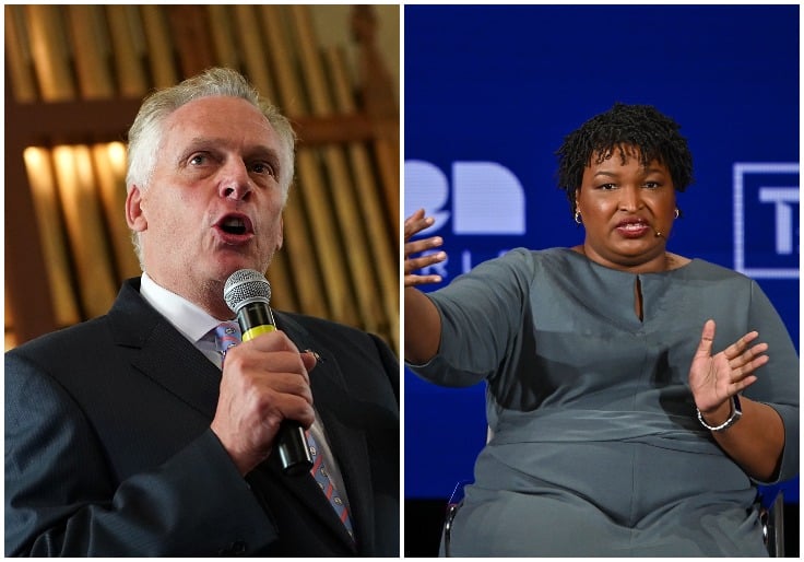 Terry McAuliffe Taps Election Denier Stacey Abrams to
Lecture Opponent on ‘Democracy’ 1