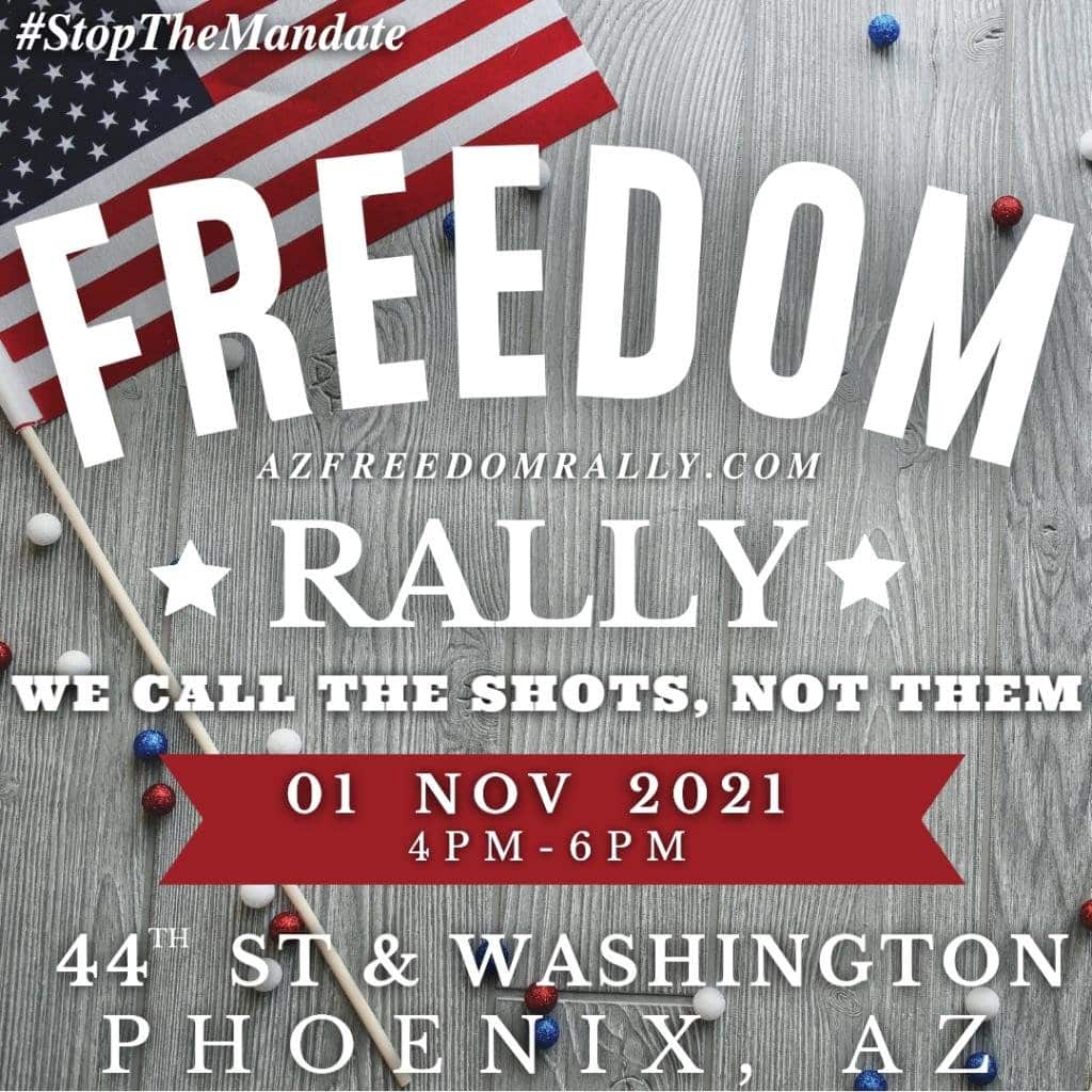 Arizona Freedom Rally: “We Call The Shots Not Them” – 4 PM
at Sky Harbor Airport 1