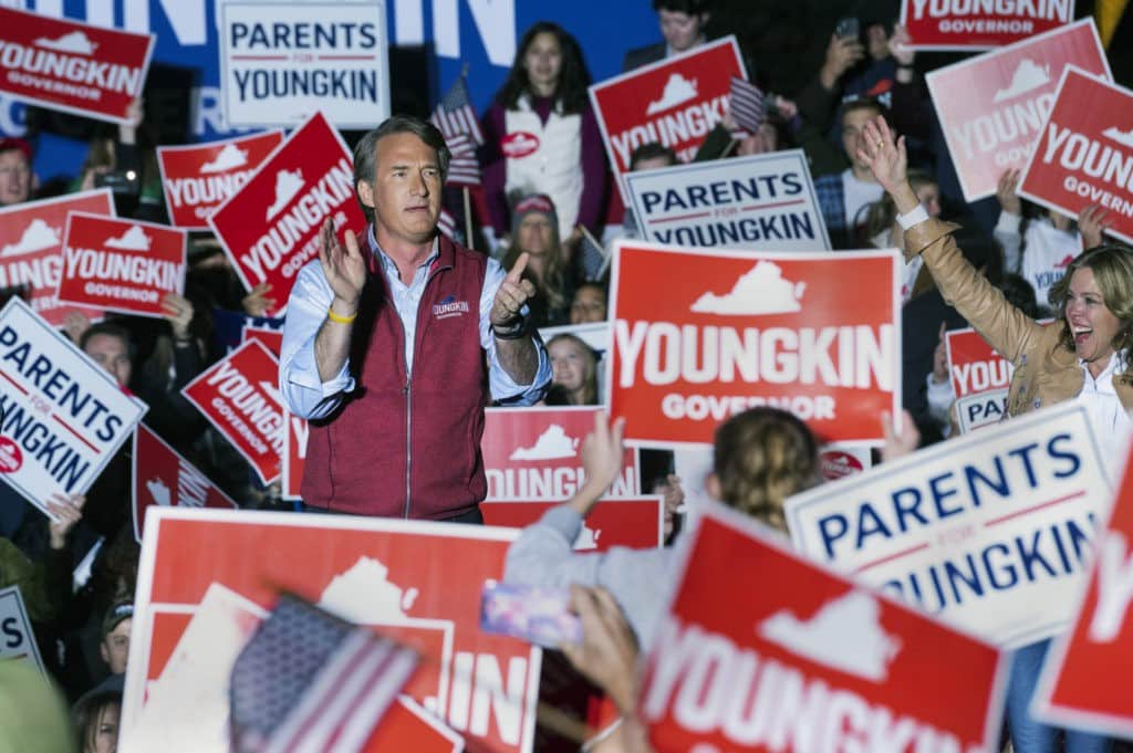 Election Day in Virginia: Democrats' Blue Streak on the Line
as McAuliffe and Youngkin Face Off in Toss-Up Race 1