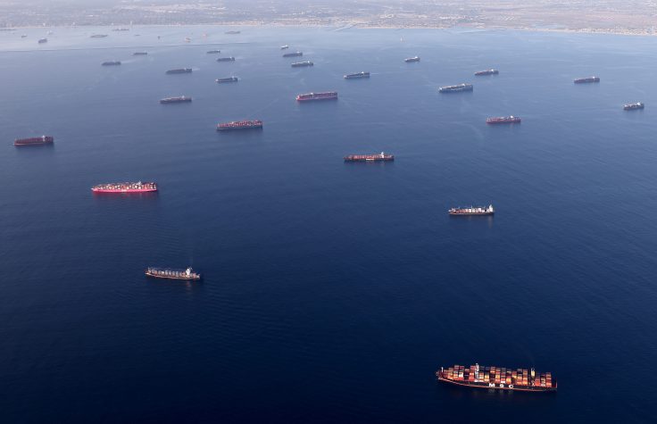 Record Number of Ships Stranded Outside California
Ports 1