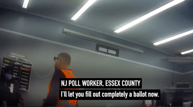 NEW Project Veritas Video Exposes Apparent Ballot Fraud in
New Jersey Governor Election 1