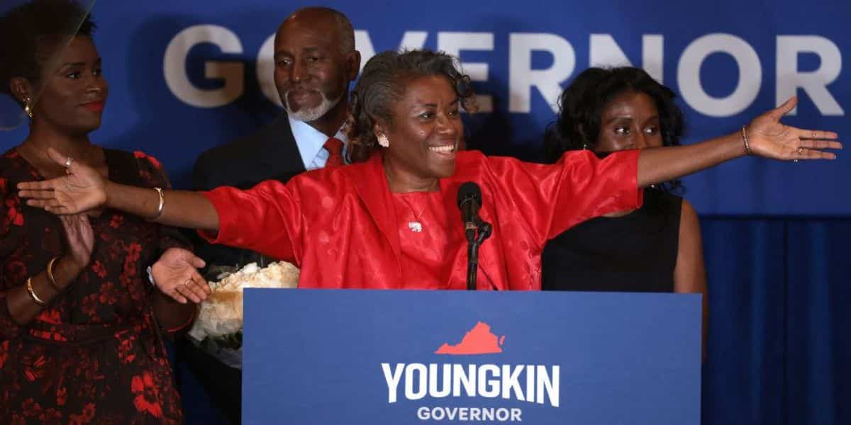 Marine vet Winsome Sears celebrates win in Virginia
lieutenant governor race with 'USA' chant, says she's 'living
proof' of American dream in patriotic speech 1