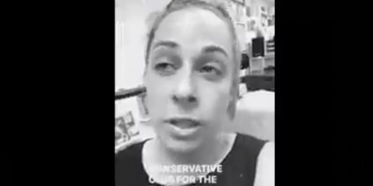 Video: Triggered by a 'F*** Biden' flag, a California
teacher reportedly tells conservative students to 'jump off a
bridge' 1