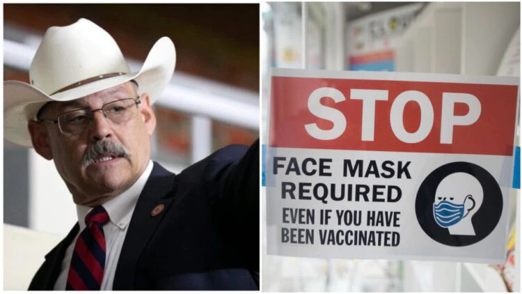 Trump-Endorsed Secretary of State Candidate Mark Finchem
Slams Arizona Supreme Court for Ruling Ban of School Mask Mandates
is ‘Unconstitutional’ 1