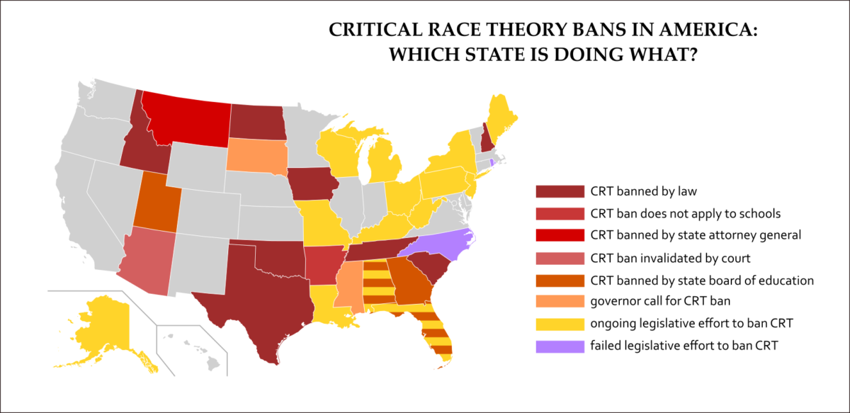 Tackling Critical Race Theory: What It Is and Where It Is
Being Banned 1