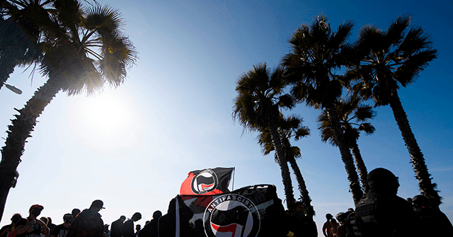 Antifa Groups Charged with Violently Countering California
'Patriot March' 1
