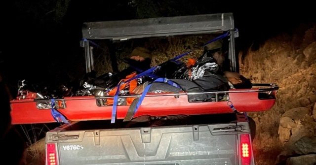 Injured Migrant Rescued After Falling from Cliff near Border
in Arizona 1