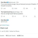 Elon Musk Tells 71 Million To 'Vote Them Out', Stands With
Canadian 'Freedom Convoy' Truckers 16
