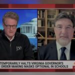 Virginia vs. New Jersey: Video highlights blatant hypocrisy
of CNN and MSNBC on ending mask mandates 7